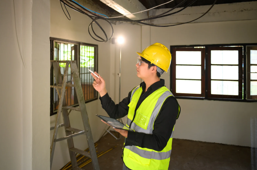 signs your home needs a major remodel with contractor inspecting wiring and home systems