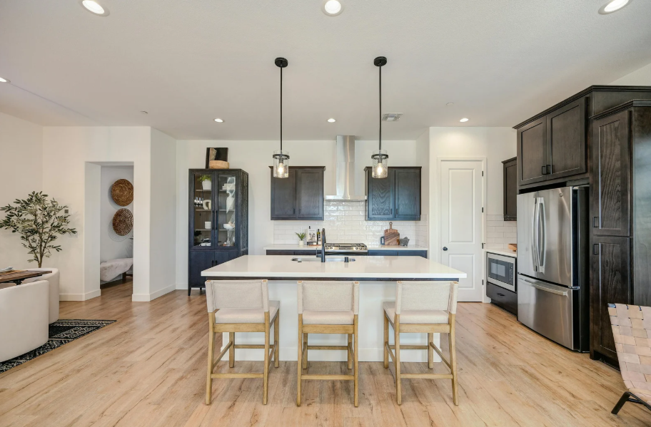 modern kitchen renovation showing remodeling projects that add value with upgraded layout