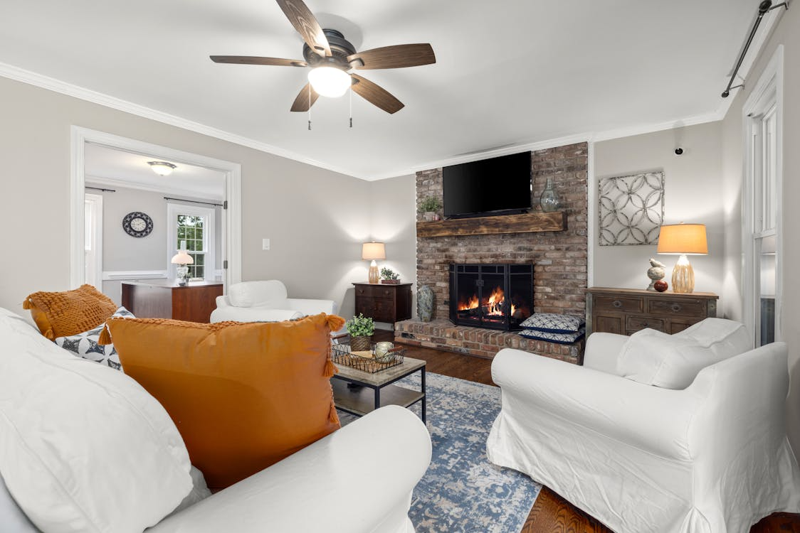 modern upgrades for classic homes blending contemporary furniture and lighting with traditional architecture