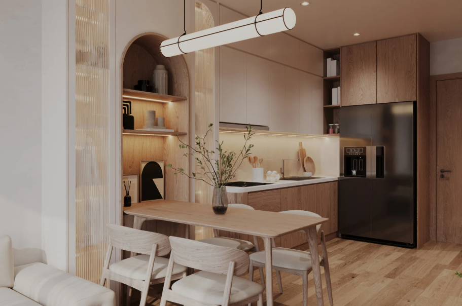 built-in shelving ideas featuring modern kitchen built in wall shelves and storage niches