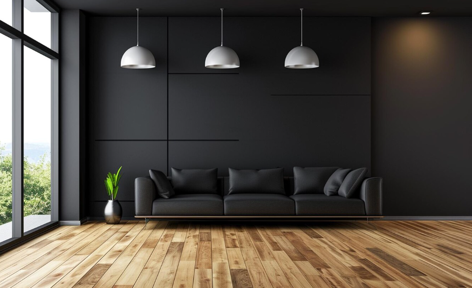 how to choose flooring for your lifestyle featuring modern hardwood flooring in living room